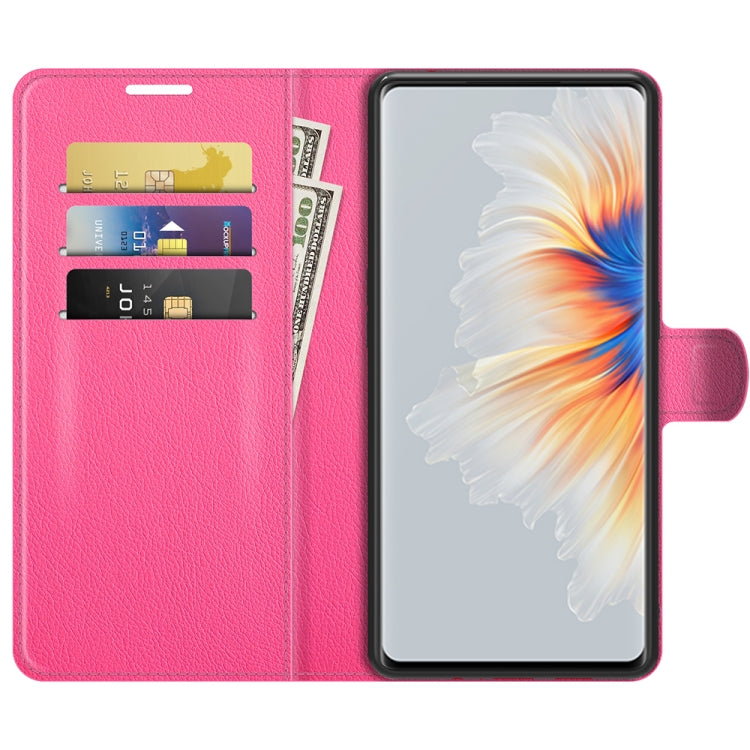 For Xiaomi Mix 4 Litchi Texture Horizontal Flip Protective Case with Holder & Card Slots & Wallet