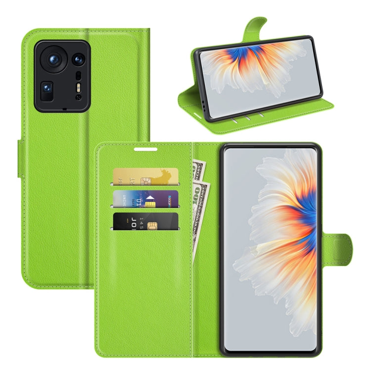 For Xiaomi Mix 4 Litchi Texture Horizontal Flip Protective Case with Holder & Card Slots & Wallet