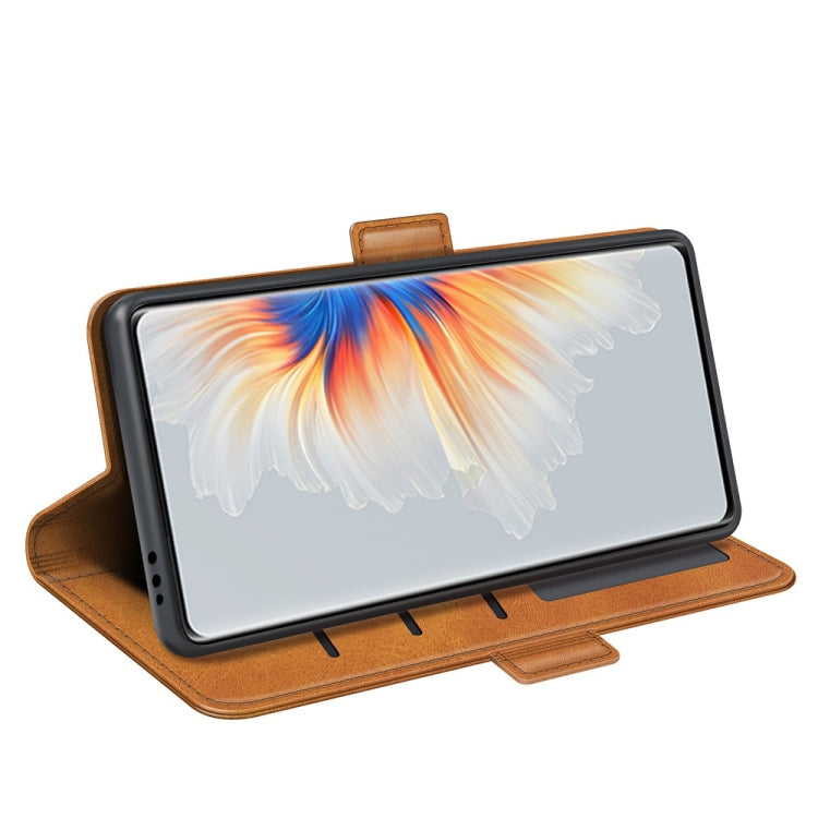 For Xiaomi Mix 4 Dual-side Magnetic Buckle Horizontal Flip Leather Case with Holder & Card Slots & Wallet