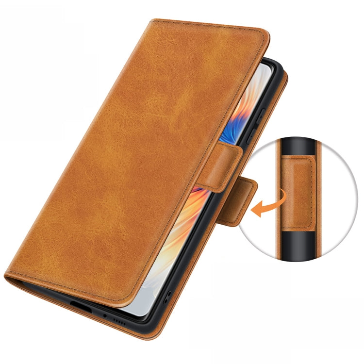For Xiaomi Mix 4 Dual-side Magnetic Buckle Horizontal Flip Leather Case with Holder & Card Slots & Wallet