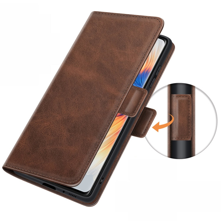 For Xiaomi Mix 4 Dual-side Magnetic Buckle Horizontal Flip Leather Case with Holder & Card Slots & Wallet
