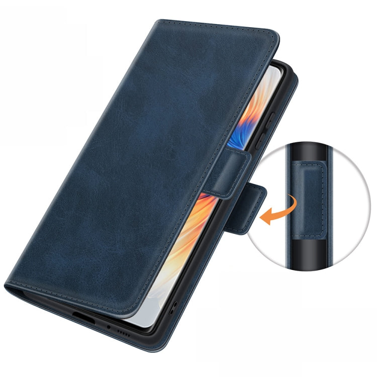 For Xiaomi Mix 4 Dual-side Magnetic Buckle Horizontal Flip Leather Case with Holder & Card Slots & Wallet