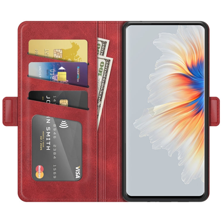 For Xiaomi Mix 4 Dual-side Magnetic Buckle Horizontal Flip Leather Case with Holder & Card Slots & Wallet