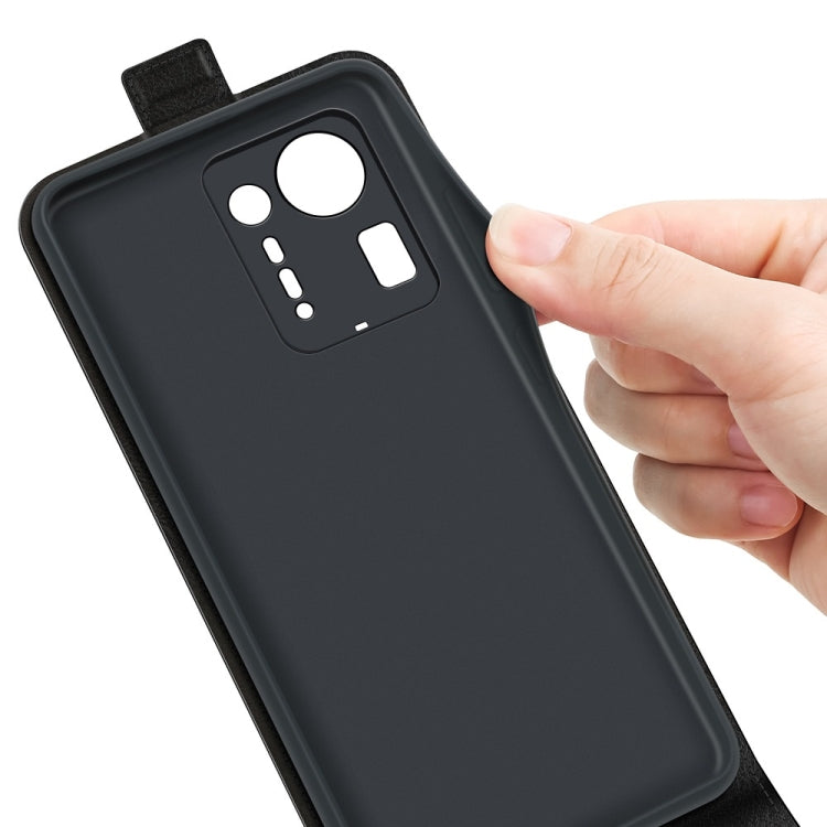 For Xiaomi Mix 4 R64 Texture Single Vertical Flip Leather Protective Case with Card Slots & Photo Frame