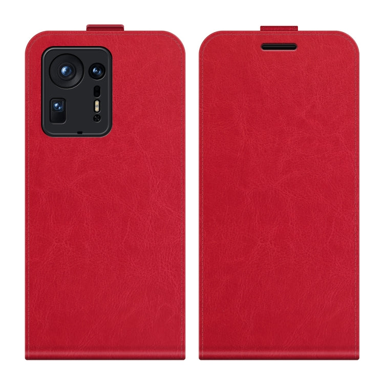 For Xiaomi Mix 4 R64 Texture Single Vertical Flip Leather Protective Case with Card Slots & Photo Frame