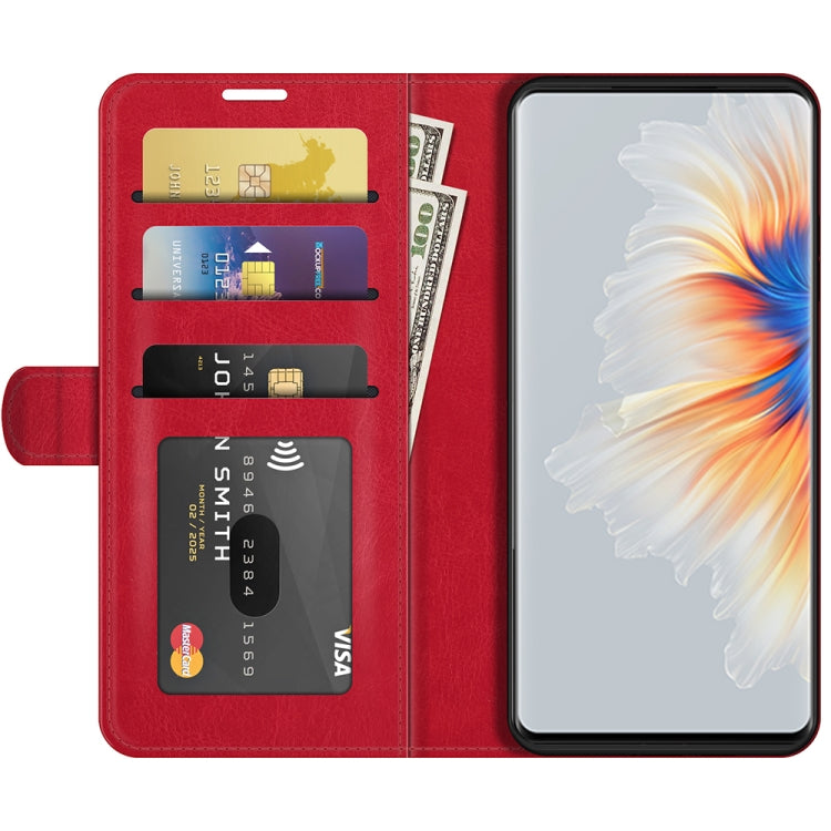 For Xiaomi Mix 4 R64 Texture Single Horizontal Flip Protective Case with Holder & Card Slots & Wallet& Photo Frame