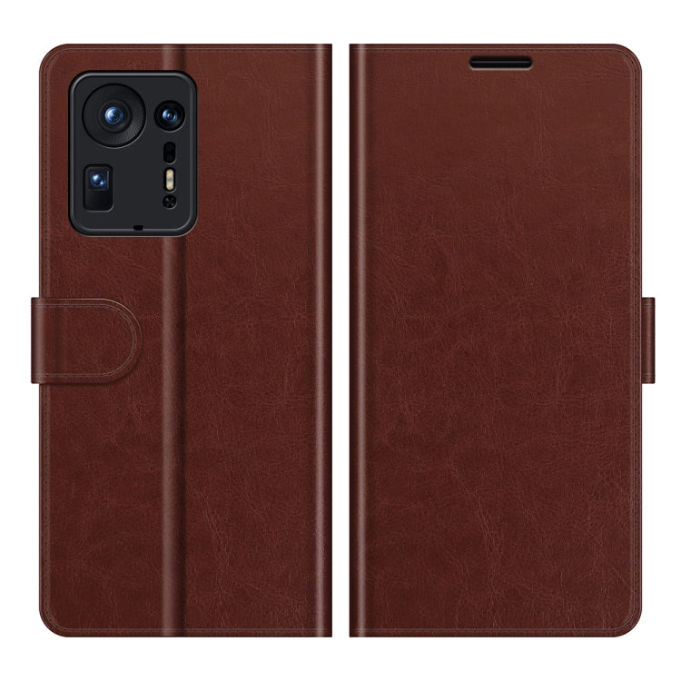 For Xiaomi Mix 4 R64 Texture Single Horizontal Flip Protective Case with Holder & Card Slots & Wallet& Photo Frame