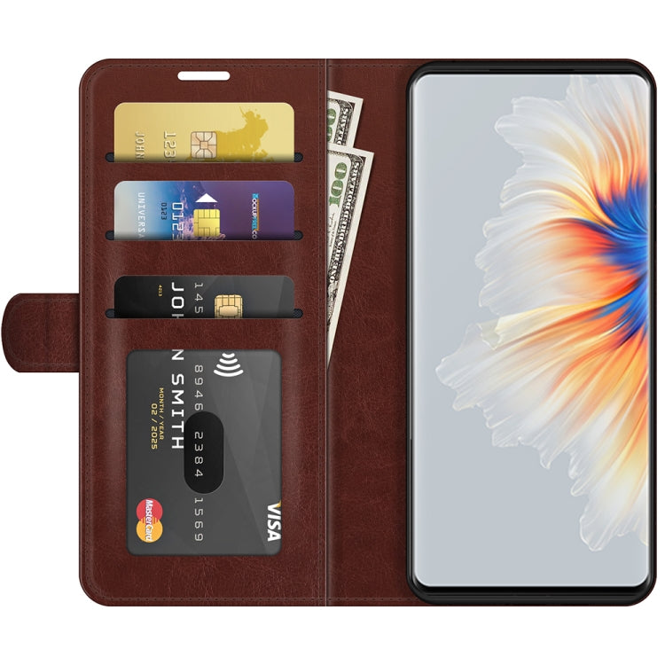 For Xiaomi Mix 4 R64 Texture Single Horizontal Flip Protective Case with Holder & Card Slots & Wallet& Photo Frame