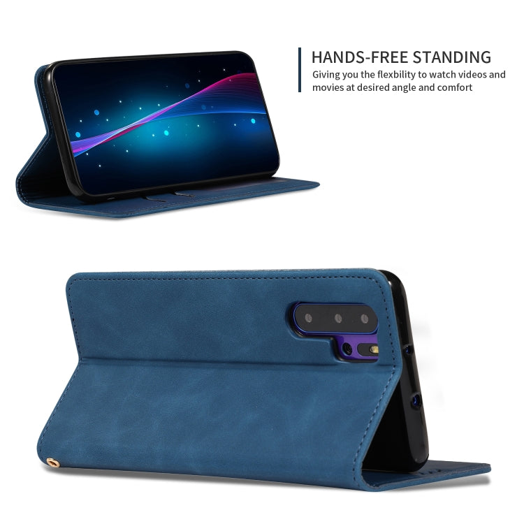 Retro Skin Feel Business Magnetic Horizontal Flip Leather Case for Huawei P30 Pro