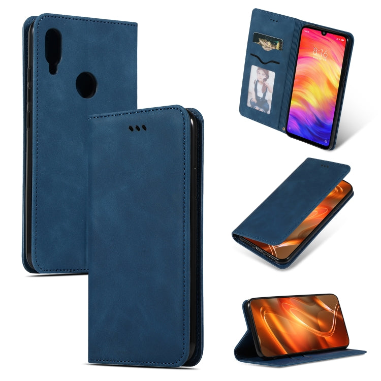 Retro Skin Feel Business Magnetic Horizontal Flip Leather Case for Redmi Note7 & Redmi Note7 Pro