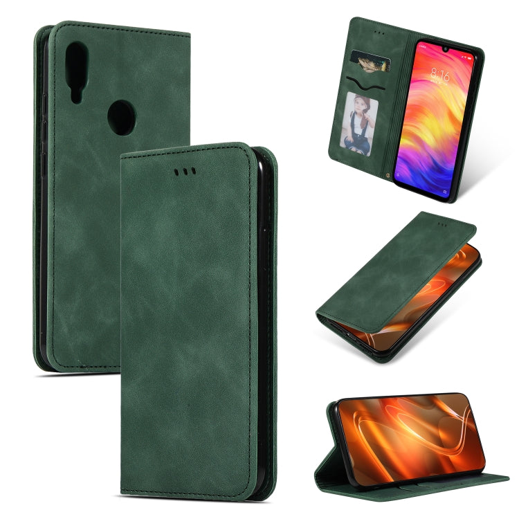 Retro Skin Feel Business Magnetic Horizontal Flip Leather Case for Redmi Note7 & Redmi Note7 Pro