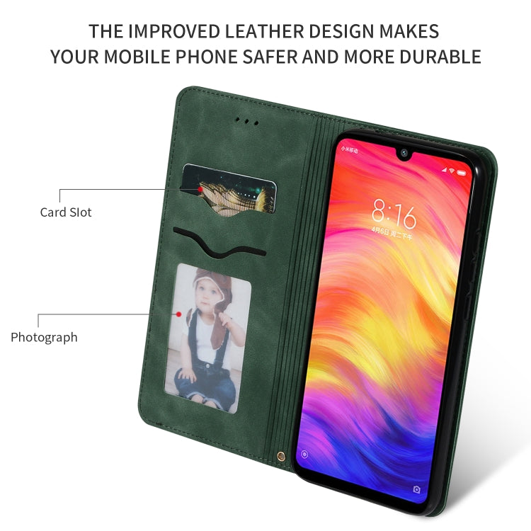 Retro Skin Feel Business Magnetic Horizontal Flip Leather Case for Redmi Note7 & Redmi Note7 Pro