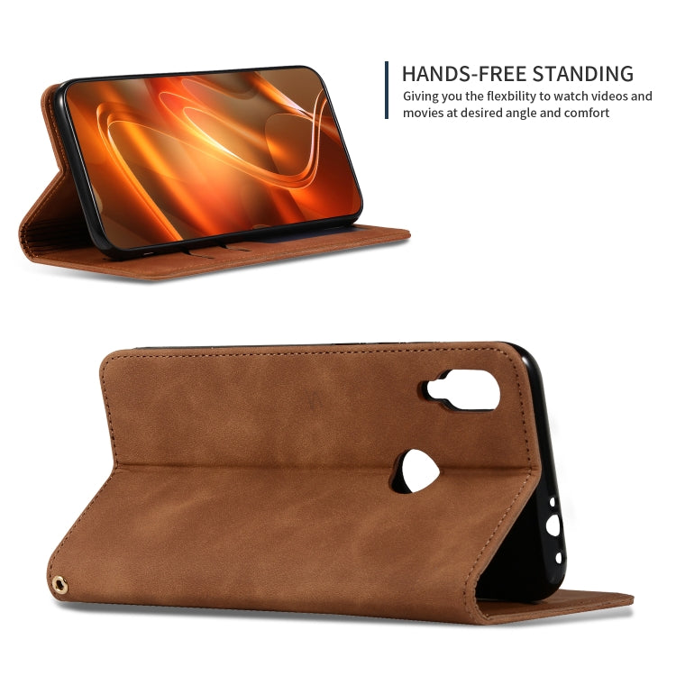 Retro Skin Feel Business Magnetic Horizontal Flip Leather Case for Redmi Note7 & Redmi Note7 Pro