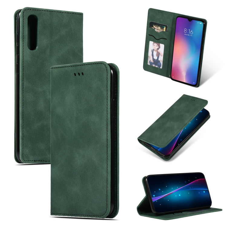 Retro Skin Feel Business Magnetic Horizontal Flip Leather Case for Xiaomi 9 SE