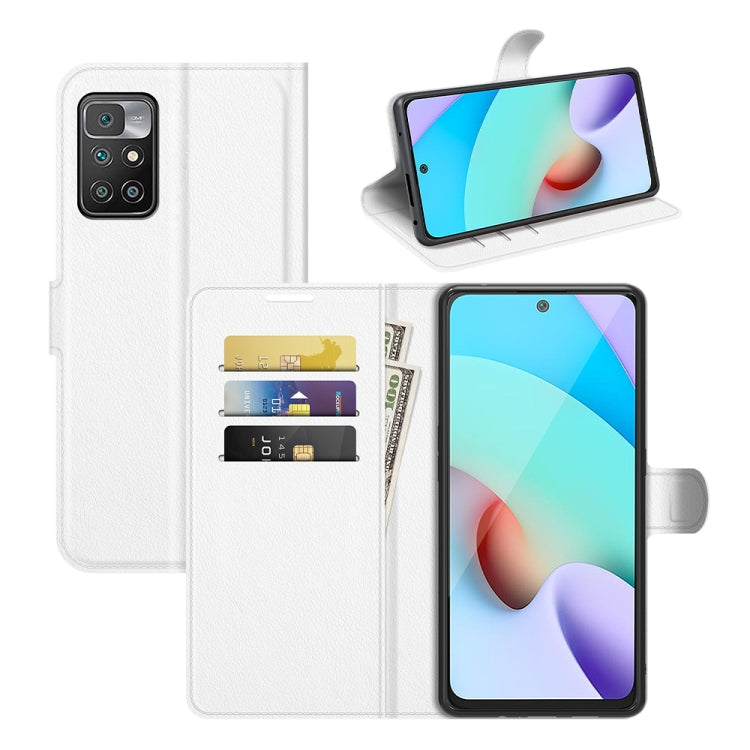 For Xiaomi Redmi 10 Litchi Texture Horizontal Flip Protective Case with Holder & Card Slots & Wallet