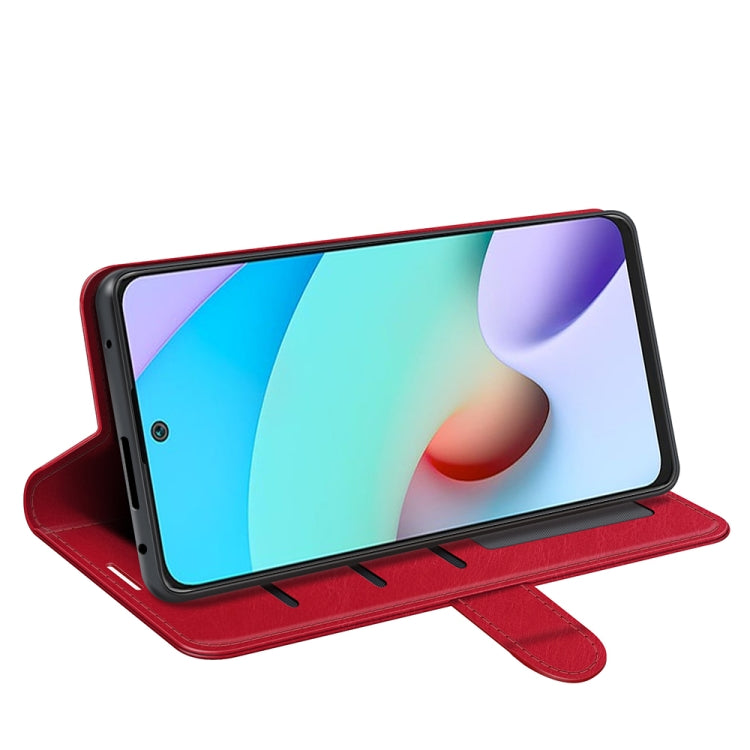 For Xiaomi Redmi 10 R64 Texture Single Horizontal Flip Protective Case with Holder & Card Slots & Wallet& Photo Frame