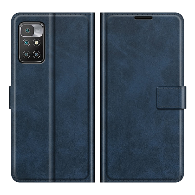 Retro Calf Pattern Buckle Horizontal Flip Leather Case with Holder & Card Slots & Wallet For Xiaomi Redmi 10