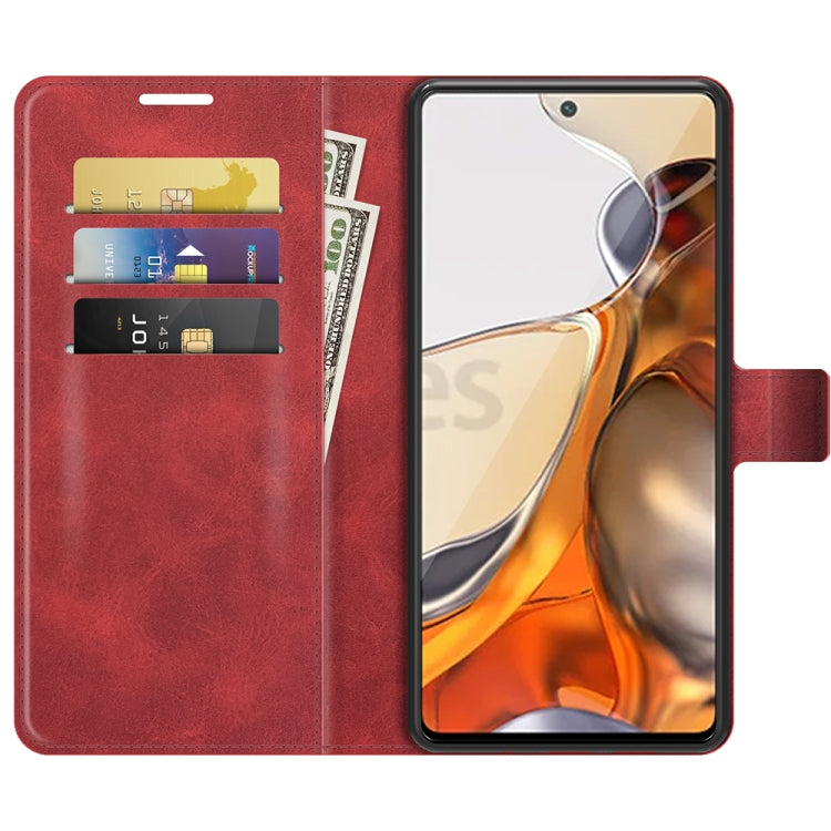 Retro Calf Pattern Buckle Horizontal Flip Leather Case with Holder & Card Slots & Wallet For Xiaomi Mi 11T