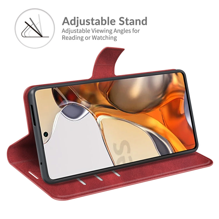 Retro Calf Pattern Buckle Horizontal Flip Leather Case with Holder & Card Slots & Wallet For Xiaomi Mi 11T