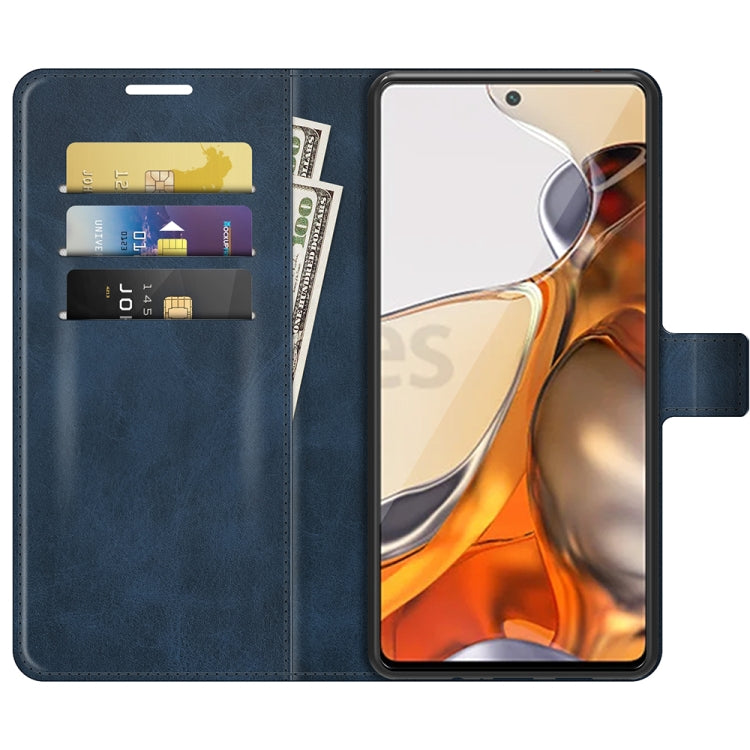 Retro Calf Pattern Buckle Horizontal Flip Leather Case with Holder & Card Slots & Wallet For Xiaomi Mi 11T