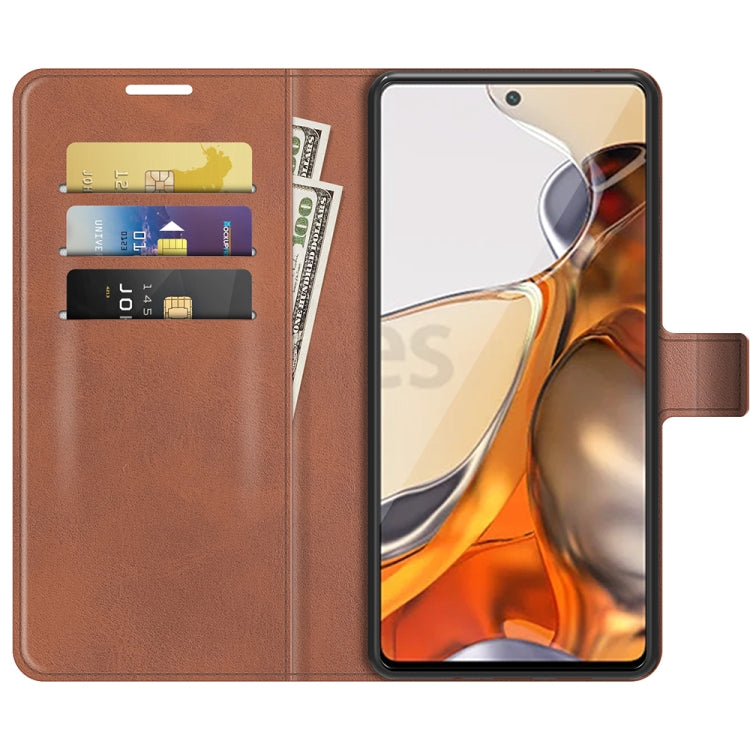 Retro Calf Pattern Buckle Horizontal Flip Leather Case with Holder & Card Slots & Wallet For Xiaomi Mi 11T