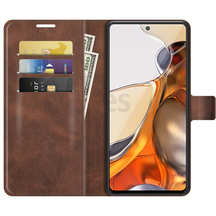 Retro Calf Pattern Buckle Horizontal Flip Leather Case with Holder & Card Slots & Wallet For Xiaomi Mi 11T