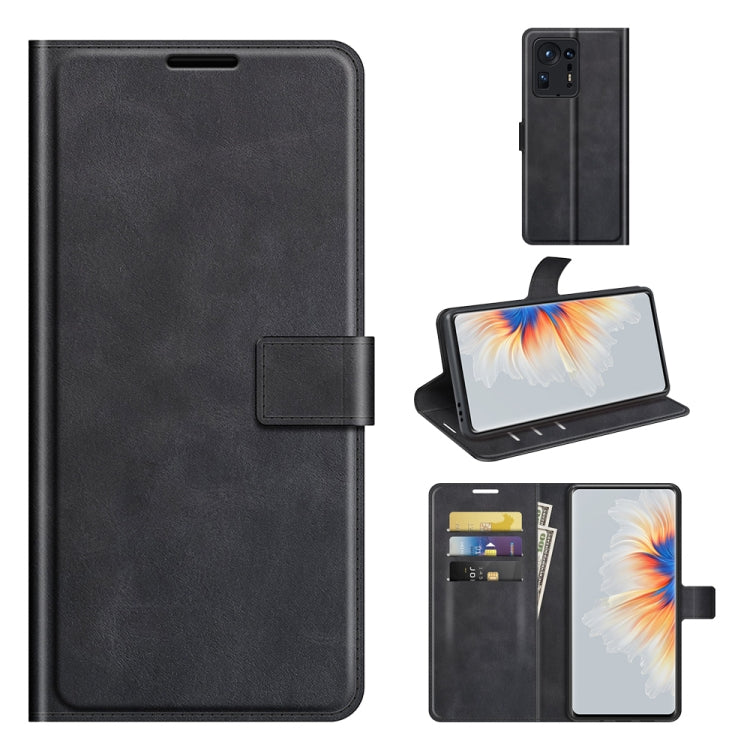 Retro Calf Pattern Buckle Horizontal Flip Leather Case with Holder & Card Slots & Wallet For Xiaomi Mix 4