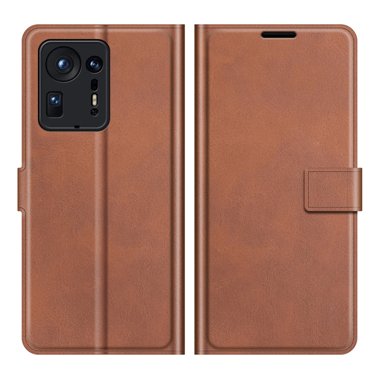 Retro Calf Pattern Buckle Horizontal Flip Leather Case with Holder & Card Slots & Wallet For Xiaomi Mix 4