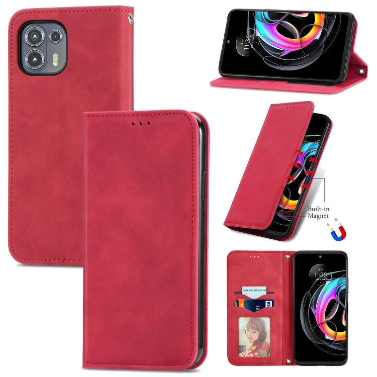 For Motorola Edge 20 Lite Retro Skin Feel Business Magnetic Horizontal Flip Leather Case With Holder & Card Slots & Wallet & Photo Frame