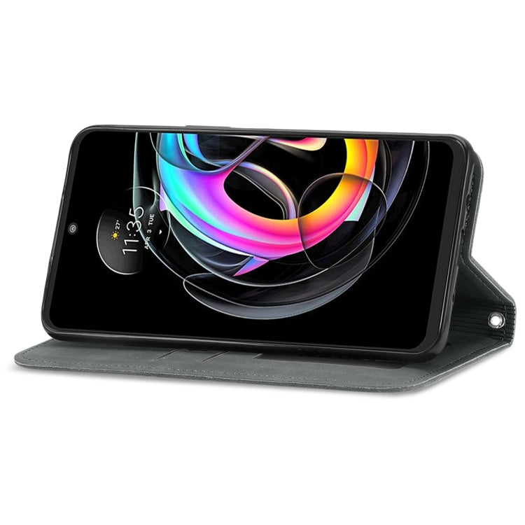 For Motorola Edge 20 Lite Retro Skin Feel Business Magnetic Horizontal Flip Leather Case With Holder & Card Slots & Wallet & Photo Frame