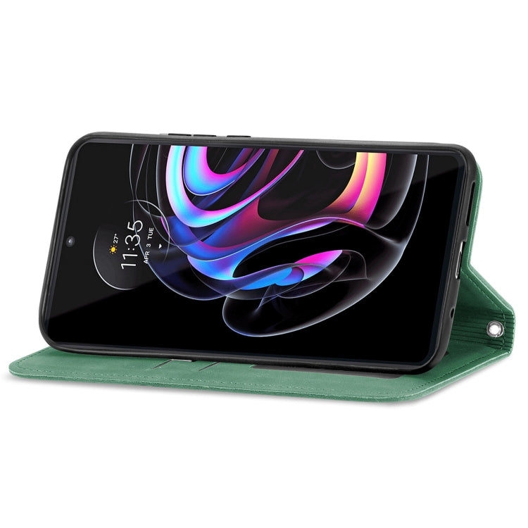 For Motorola Edge 20 Pro Retro Skin Feel Business Magnetic Horizontal Flip Leather Case With Holder & Card Slots & Wallet & Photo Frame