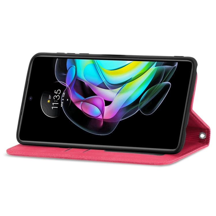 For Motorola Edge 20 Retro Skin Feel Business Magnetic Horizontal Flip Leather Case With Holder & Card Slots & Wallet & Photo Frame