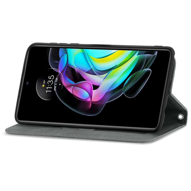 For Motorola Edge 20 Retro Skin Feel Business Magnetic Horizontal Flip Leather Case With Holder & Card Slots & Wallet & Photo Frame