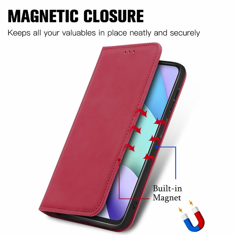For Xiaomi Rdemi 10 Retro Skin Feel Business Magnetic Horizontal Flip Leather Case With Holder & Card Slots & Wallet & Photo Frame