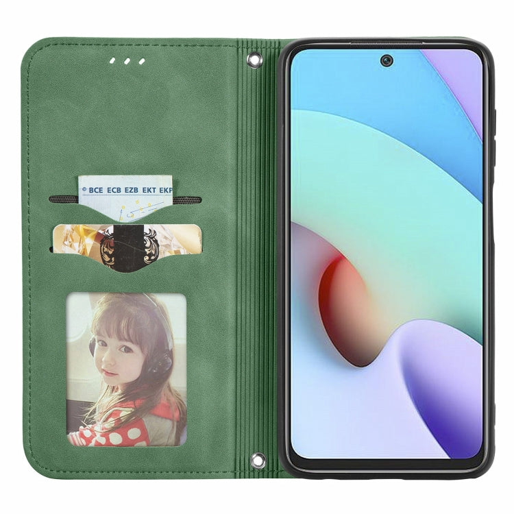 For Xiaomi Rdemi 10 Retro Skin Feel Business Magnetic Horizontal Flip Leather Case With Holder & Card Slots & Wallet & Photo Frame