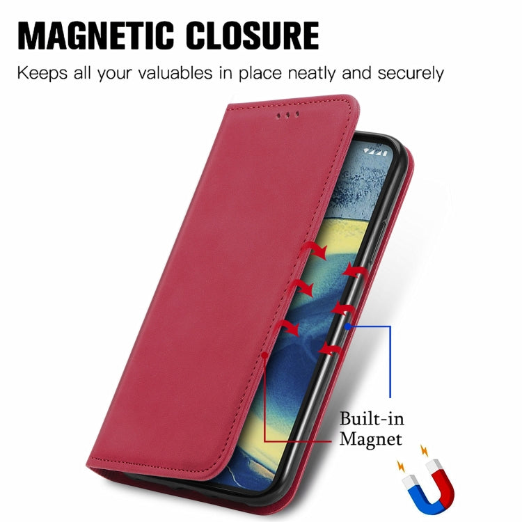 For Nokia XR 20 Retro Skin Feel Business Magnetic Horizontal Flip Leather Case with Holder & Card Slots & Wallet & Photo Frame