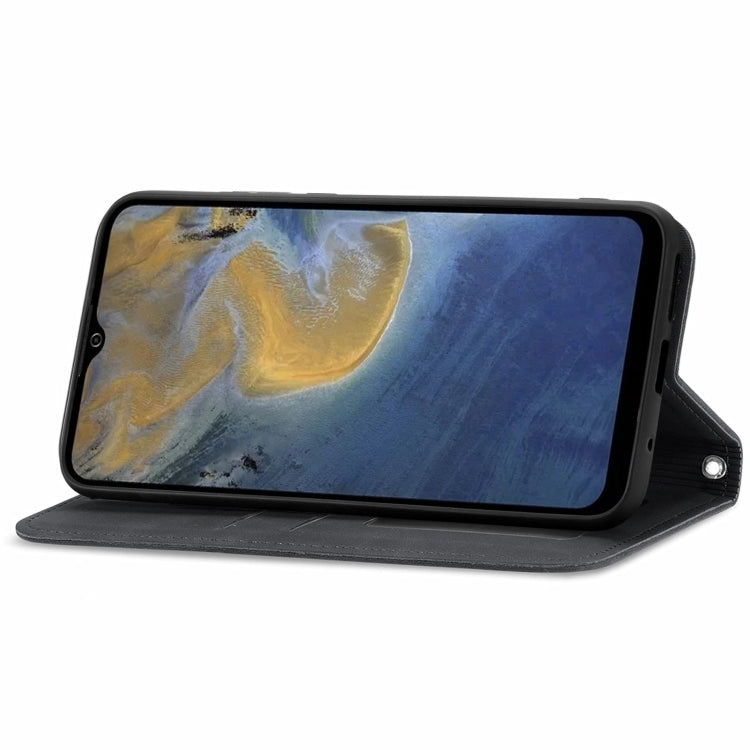 For ZTE A51 Retro Skin Feel Business Magnetic Horizontal Flip Leather Case with Holder & Card Slots & Wallet & Photo Frame