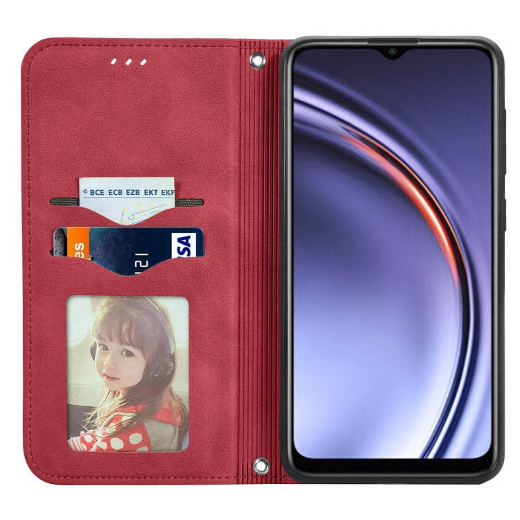 For Huawei Maimang 10 SE Retro Skin Feel Business Magnetic Horizontal Flip Leather Case with Holder & Card Slots & Wallet & Photo Frame