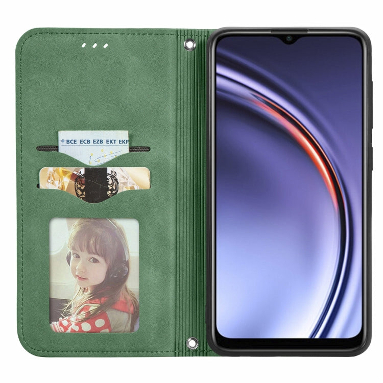 For Huawei Maimang 10 SE Retro Skin Feel Business Magnetic Horizontal Flip Leather Case with Holder & Card Slots & Wallet & Photo Frame
