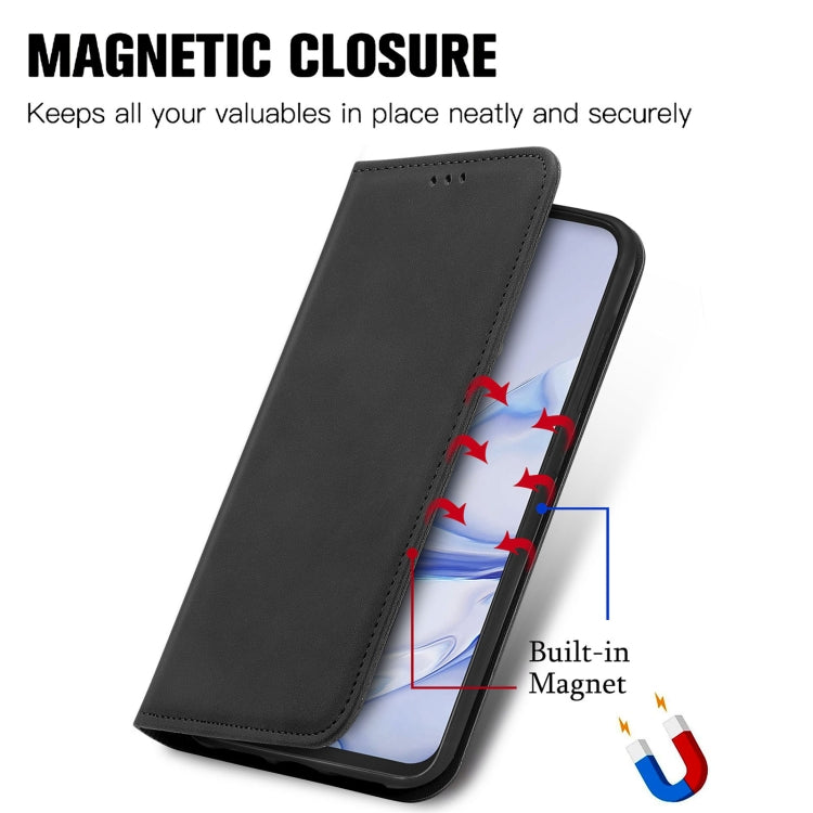 For Cubot Note 20 Retro Skin Feel Business Magnetic Horizontal Flip Leather Case with Holder & Card Slots & Wallet & Photo Frame