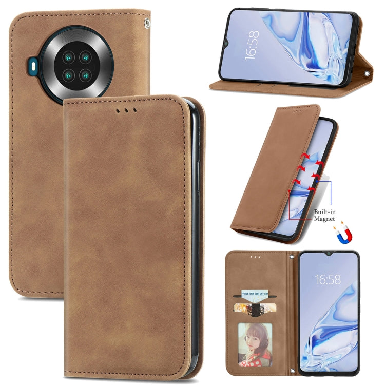 For Cubot Note 20 Retro Skin Feel Business Magnetic Horizontal Flip Leather Case with Holder & Card Slots & Wallet & Photo Frame