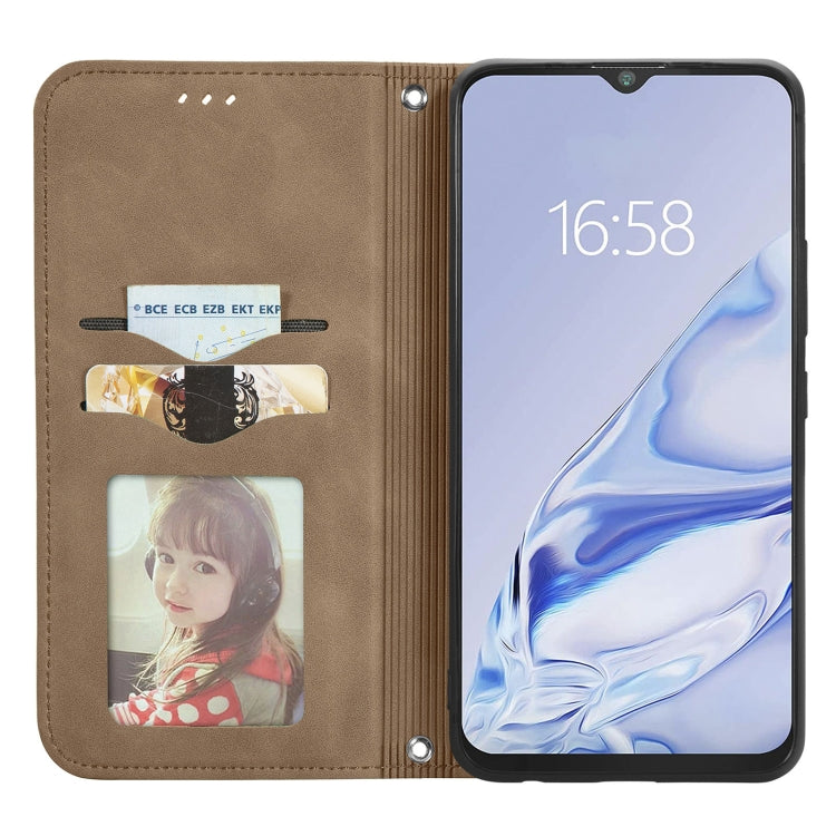 For Cubot Note 20 Retro Skin Feel Business Magnetic Horizontal Flip Leather Case with Holder & Card Slots & Wallet & Photo Frame