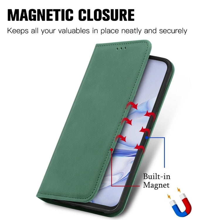 For Cubot Note 20 Retro Skin Feel Business Magnetic Horizontal Flip Leather Case with Holder & Card Slots & Wallet & Photo Frame