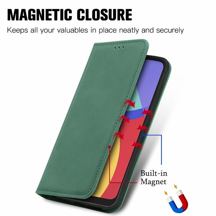 For Alcatel 1S 2021 Retro Skin Feel Business Magnetic Horizontal Flip Leather Case with Holder & Card Slots & Wallet & Photo Frame