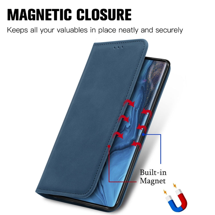 For ZTE Nubia Z30 Pro Retro Skin Feel Business Magnetic Horizontal Flip Leather Case with Holder & Card Slots & Wallet & Photo Frame