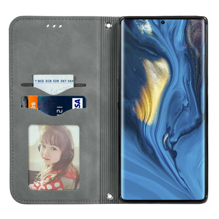 For ZTE Nubia Z30 Pro Retro Skin Feel Business Magnetic Horizontal Flip Leather Case with Holder & Card Slots & Wallet & Photo Frame