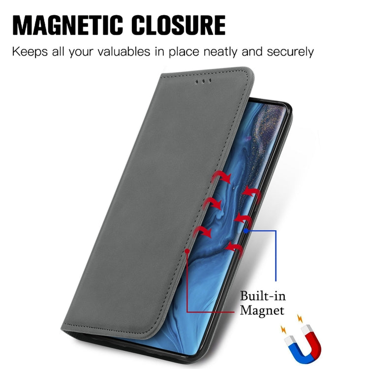 For ZTE Nubia Z30 Pro Retro Skin Feel Business Magnetic Horizontal Flip Leather Case with Holder & Card Slots & Wallet & Photo Frame