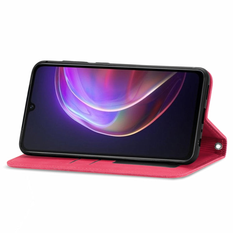 For vivo V21 Retro Skin Feel Business Magnetic Horizontal Flip Leather Case with Holder & Card Slots & Wallet & Photo Frame