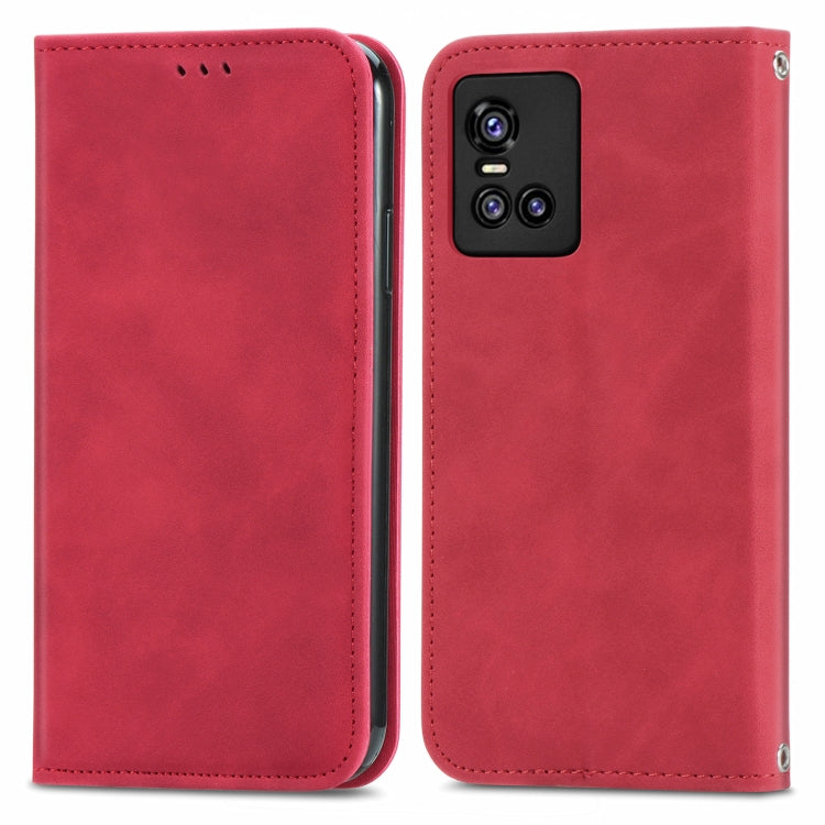 For vivo S10/ S10 Pro Retro Skin Feel Business Magnetic Horizontal Flip Leather Case with Holder & Card Slots & Wallet & Photo Frame