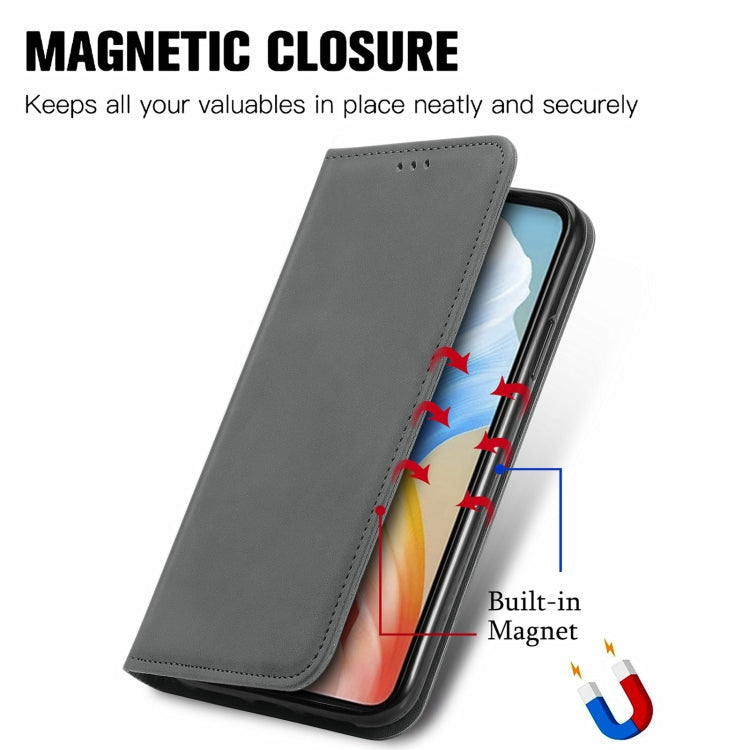 For vivo S10/ S10 Pro Retro Skin Feel Business Magnetic Horizontal Flip Leather Case with Holder & Card Slots & Wallet & Photo Frame